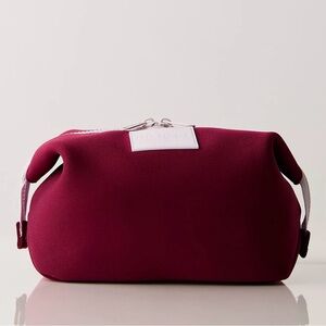 Free People Limited Edition Red Cosmetic Travel Bag, Large New + 4 Beauty Items